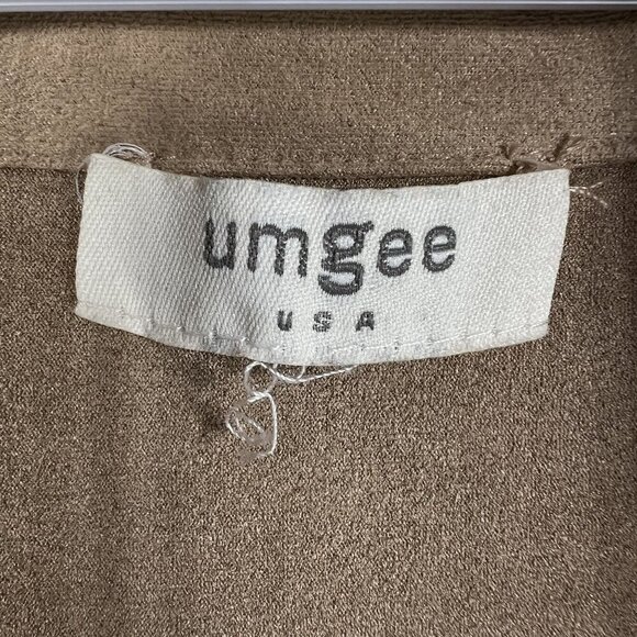 Umgee Women L Embroidered Tunic Vegan Suede Dress Western Cowgirl Lagenlook Boho - Picture 14 of 16